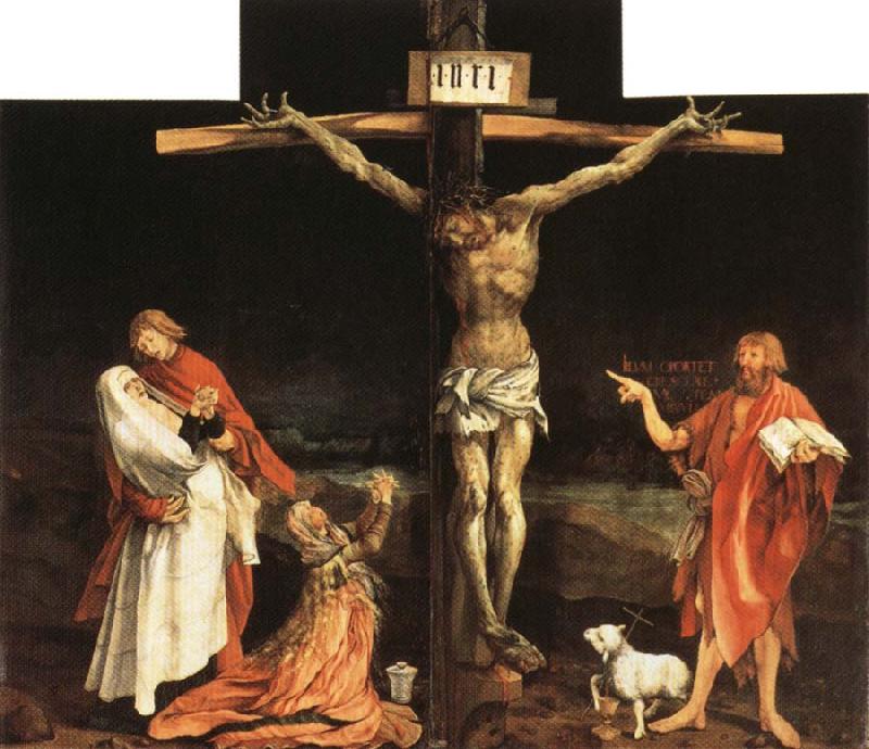 Matthias  Grunewald Isencheim Altar Crucifixion France oil painting art